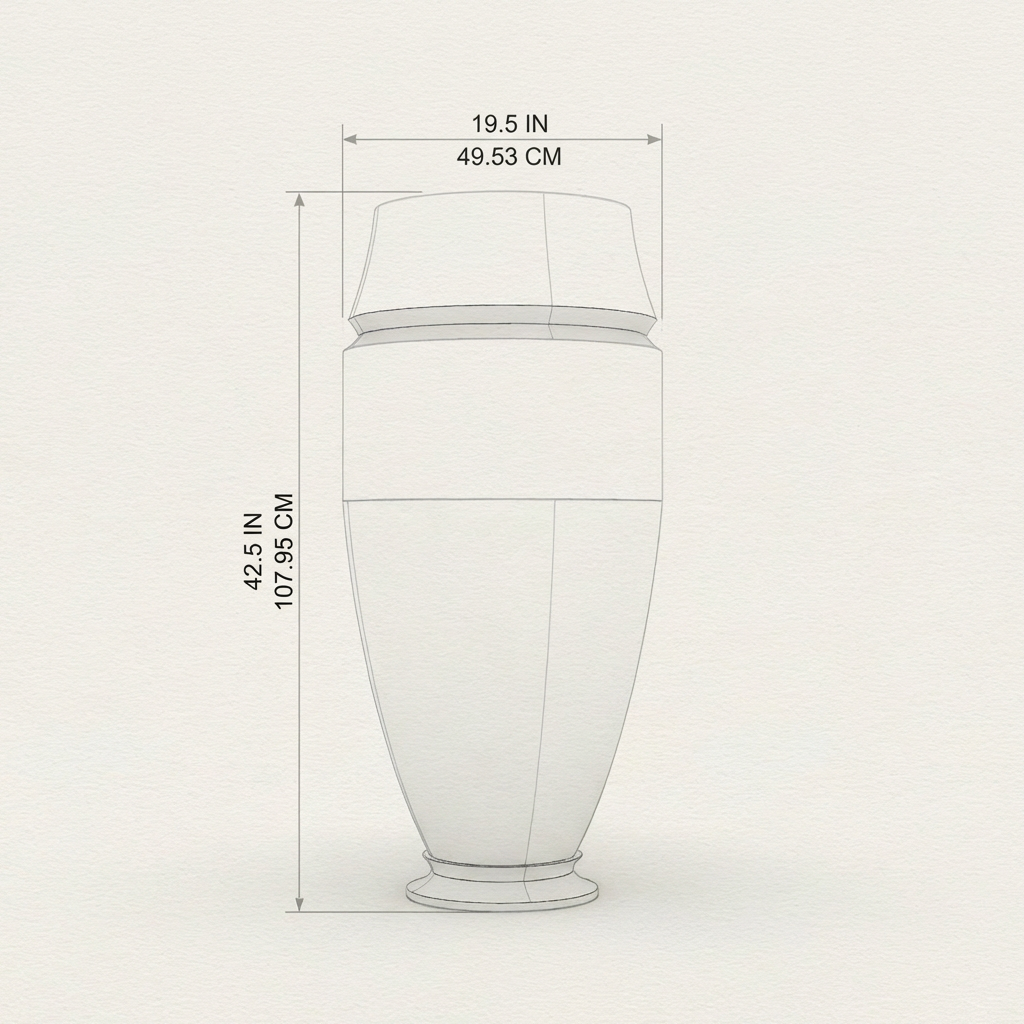 Artifact 06 dimension drawing — the same measurements are listed in the table above