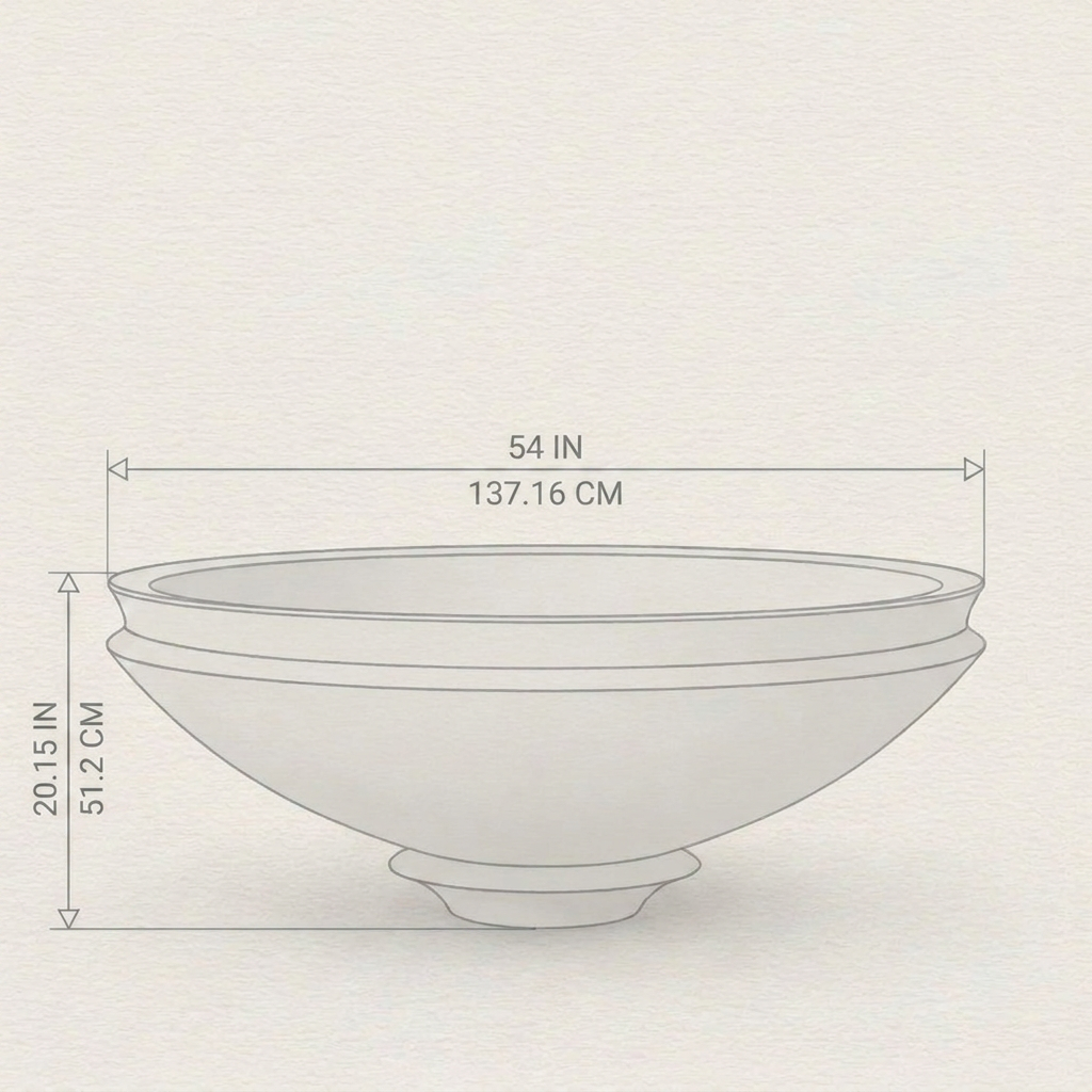 Artifact 08 dimension drawing — the same measurements are listed in the table above