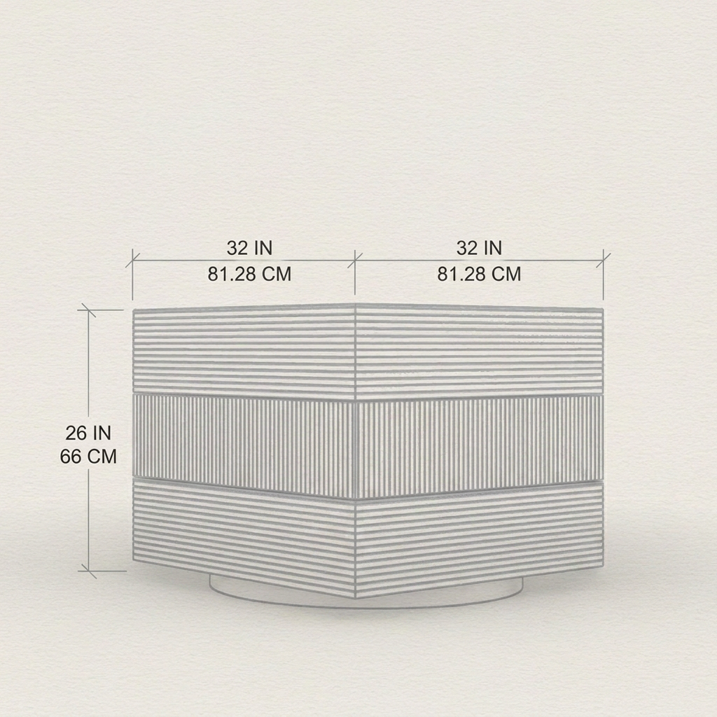 Janus III dimension drawing — the same measurements are listed in the table above